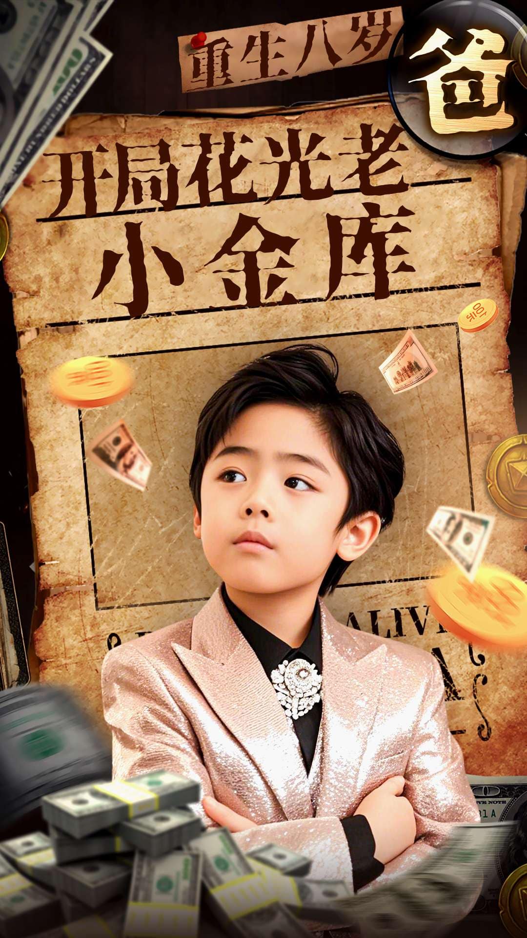 重生八歲，開局花光老爸小金庫(全集)